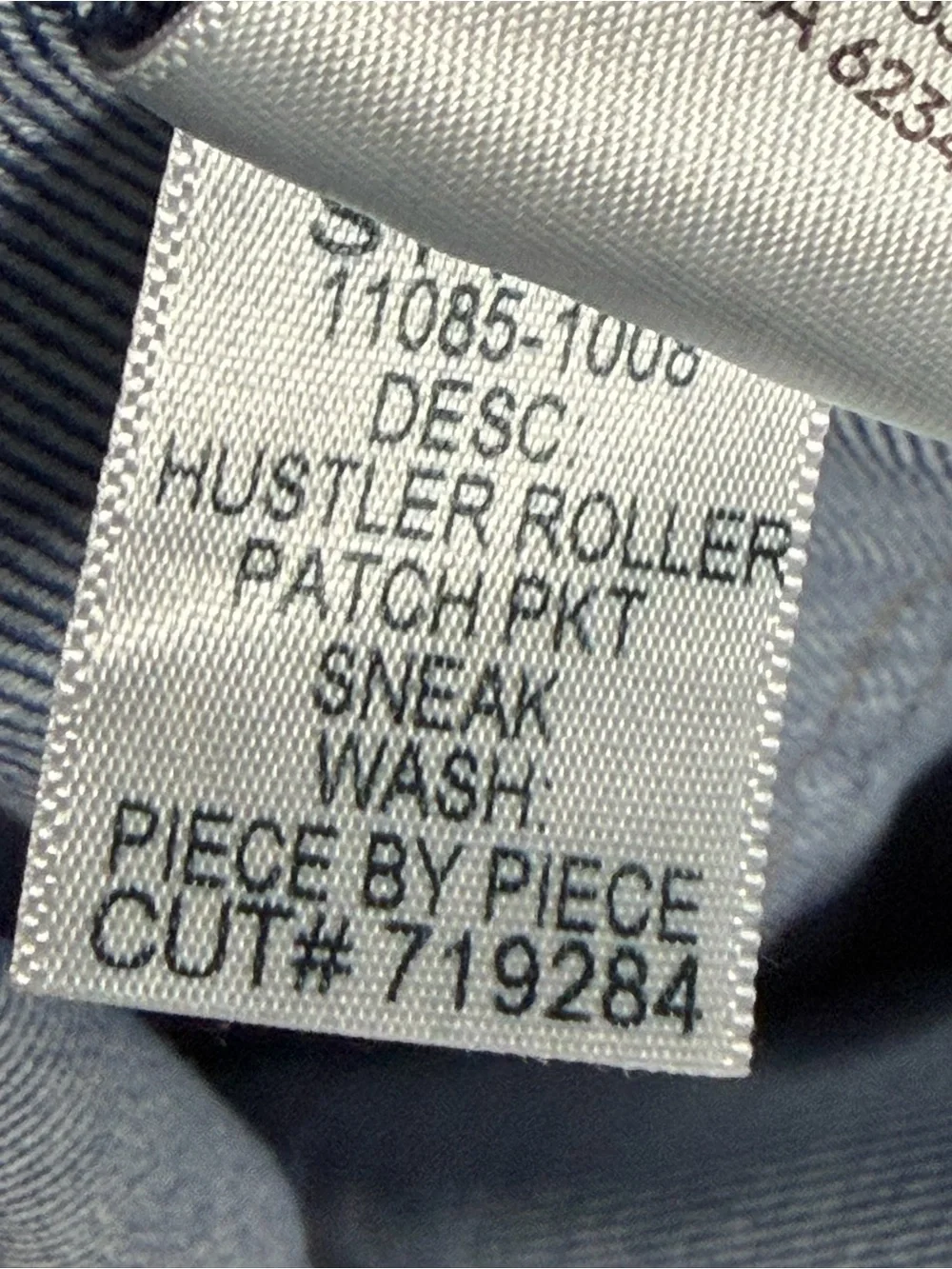 MOTHER Hustler Roller Patch Pocket Sneak Piece by Piece